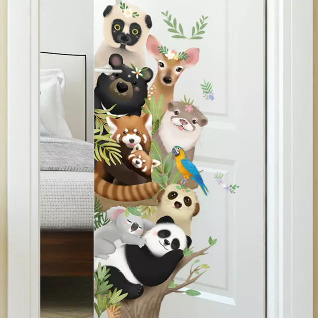 Cute Animals Removable Wall Stickers Kids Nursery Baby Decor Art Mural Gift DIY