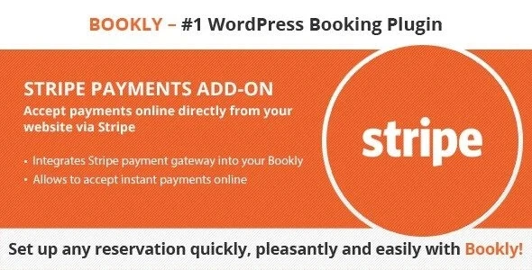 Bookly Stripe Add-On 4.4 Instant Download Wordpress Plugin