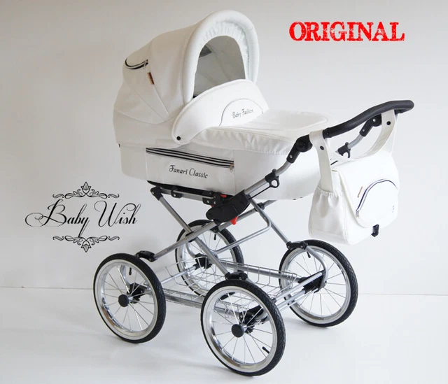 FANARI  CLASSIC Pram Baby Fashion 2in1 3in1 CARRYCOT+ PUSHCHAIR +CAR SEAT+isofix