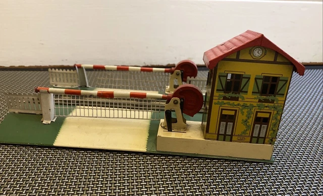 passage à niveau, maison de garde barrière,en tole lithographiée , JEP (ch19