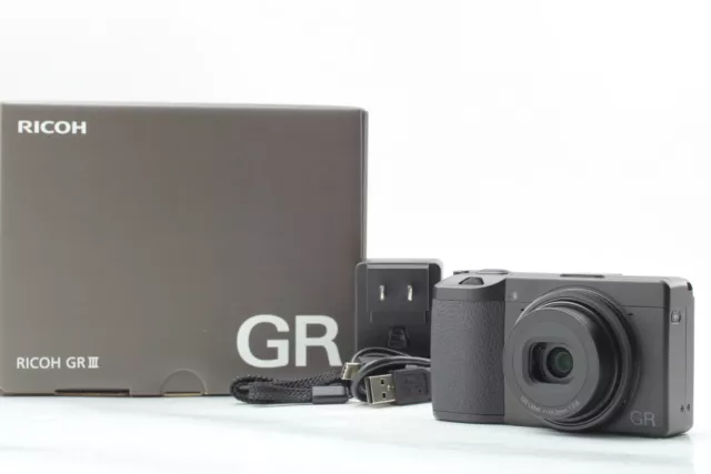 【Top MINT in Box】 Ricoh GR III 24.2MP APS-C Compact Digital Black Camera Japan