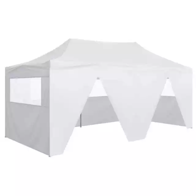 Carpa Plegable Profesional con 4 Paredes Tienda Toldo Cenador Acero 3x6 m vidaXL 3