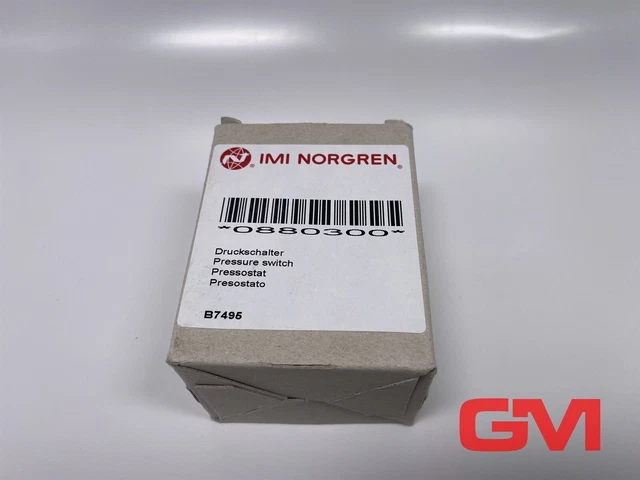 IMI NORGREN ELEKTROMECHANISCHER Pressure Switch 0880300 0,5 -8bar $189. ...