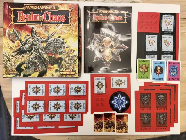 Warhammer WFB, 5th Edition Realm Of Chaos Supplement Box, Games Workshop Citadel