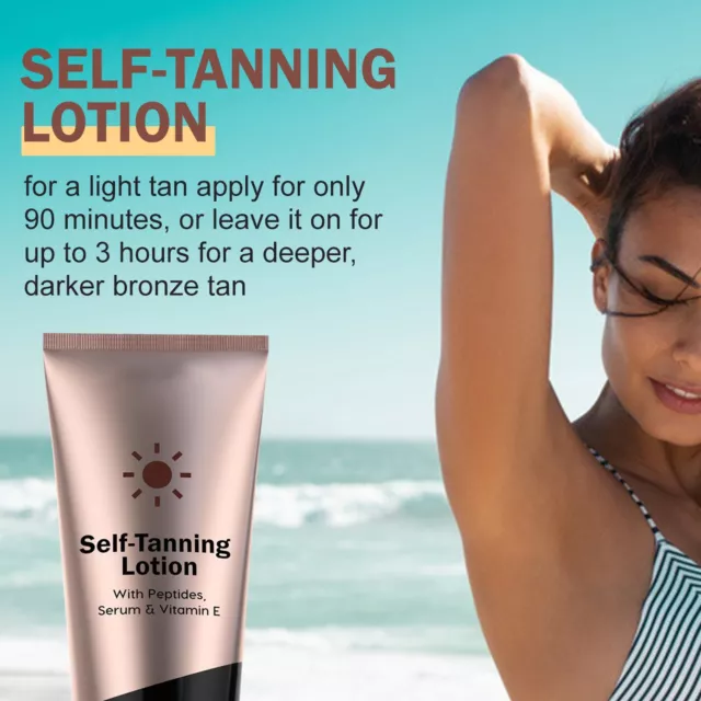 125ml Moisturizing Self‑Tanning Cream Sunless Tanner Tanning Lotion BGS