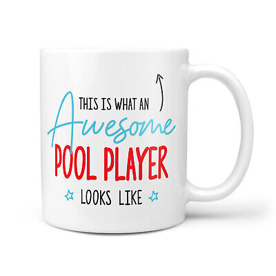 This Is What An Awesome POOL PLAYER Looks Like Pool Snooker Gifts Gift Mug