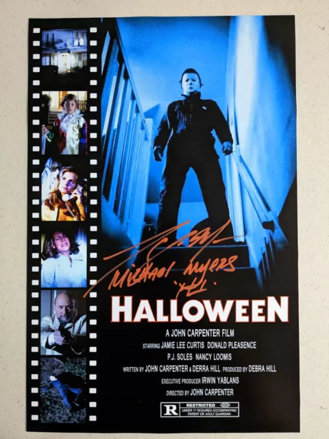 TONY MORAN Signed 11x17 Movie Poster HALLOWEEN Michael Myers Autograph C TONY MORAN Signed 11x17 Movie Poster HALLOWEEN Michael Myers Autograph C
