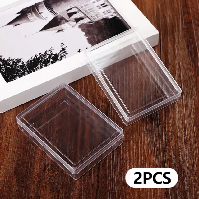 Scatole di plastica trasparente carte da gioco contenitore custodia per carte da poker scatola per carte-xp