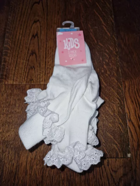 Confezione da 3 calzini per bambini, scarpe taglia 9-12