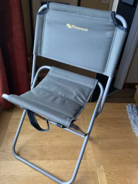 wychwood fishing ROAMING FISHING/camping CHAIR. Green Canvas. Lighter Weight.