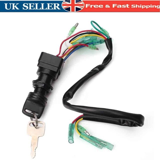 MAIN IGNITION SWITCH &Key 703825104300 For Yamaha Outboard Motor