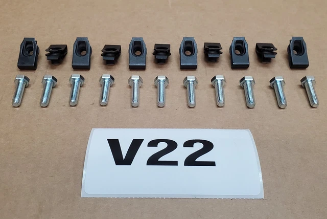 22Pc Hardware 88 98 Chevy Lower Bumper Valance  GMC Truck, SUV Tahoe Suburban