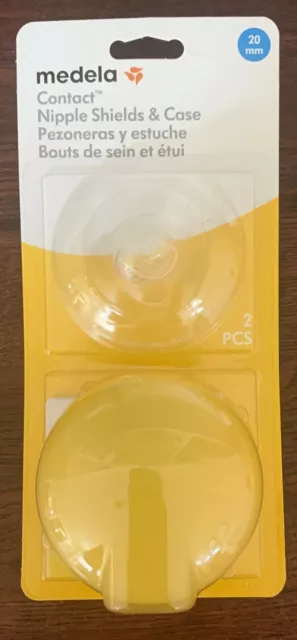 Medela Contact Nipple Shields with Carrying Case - 20mm