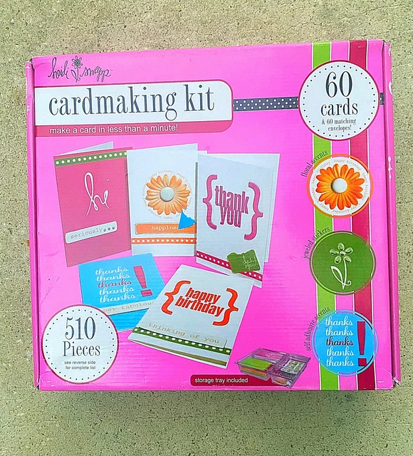 Kit de fabricación de tarjetas de intercambio Heidi 60 tarjetas 510 piezas ¡NUEVO SELLADO! ¡WOW GRAN JUEGO!