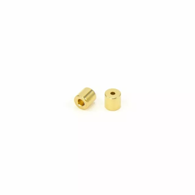 5mm dia x 5mm thick Gold Jewellery Clasp Magnet - 0.66kg Pull (10 Pairs)