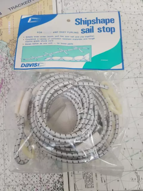 Davis Instruments #1076 Shipshape Sail Stop For Booms Up To 14'