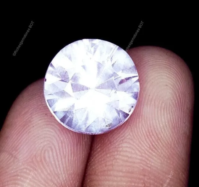 Certified Natural Morganite Gemstone 6-10 Cts Loose Round Faceted South Africa