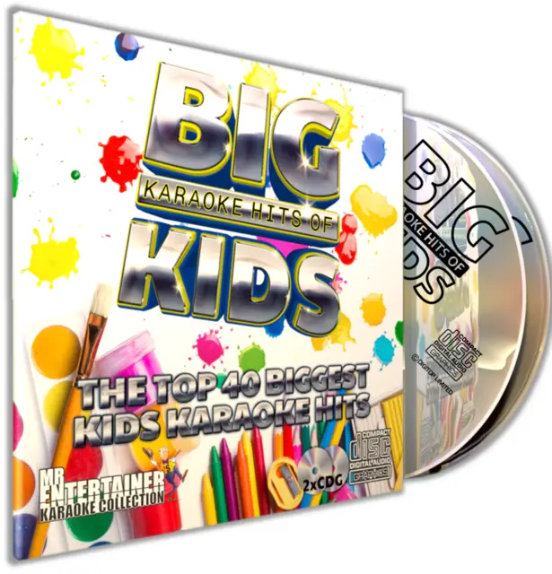Kids Karaoke. Mr Entertainer Big Hits Double CD+G/CDG Disc Set. Children's Songs