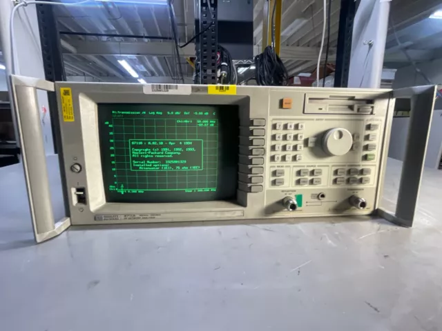 HP Agilent 8711A RF Network Analyzer 300kHz-1.3GHz OPT 1E1 1EC *AS-IS*