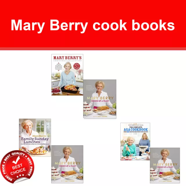 Mary Berry Cooks Up A Feast 2 Books Collection Set Family Sunday Lunches