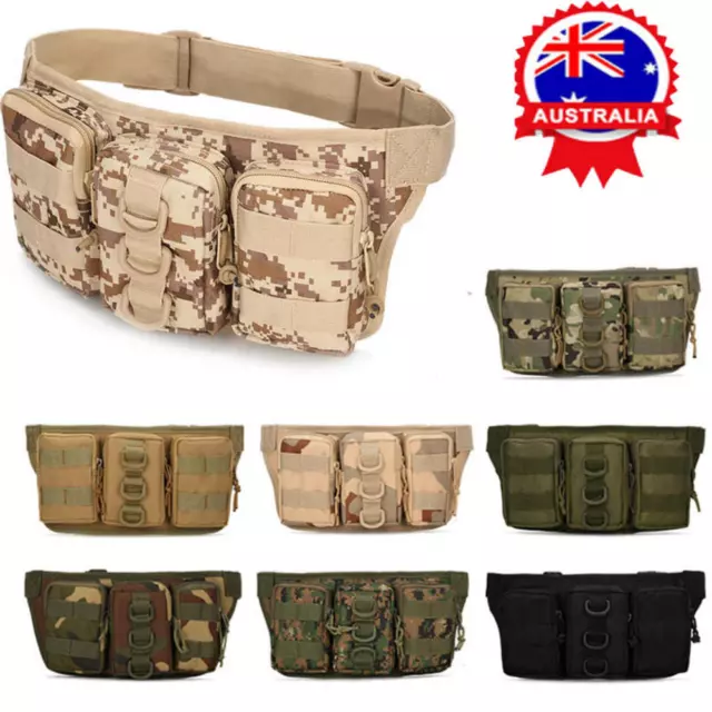 Tactical Waist Pack Bag Pouch Military Fanny Packs Outdoor Waist Shoulder Bags