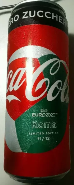 Coca Cola Zero Sugar 33 Cl Volle Dose - Euro 2020 Rom - Limited Edition