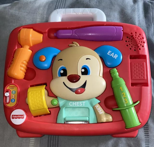 FISHER PRICE PUPPY MEDICAL Check Up Laugh Learn Light Sound and Phrases Toy 14.98 PicClick UK