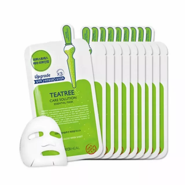 MediHeal Teatree Care Solution Essential Mask EX. 24ml x 10sheets mask pack