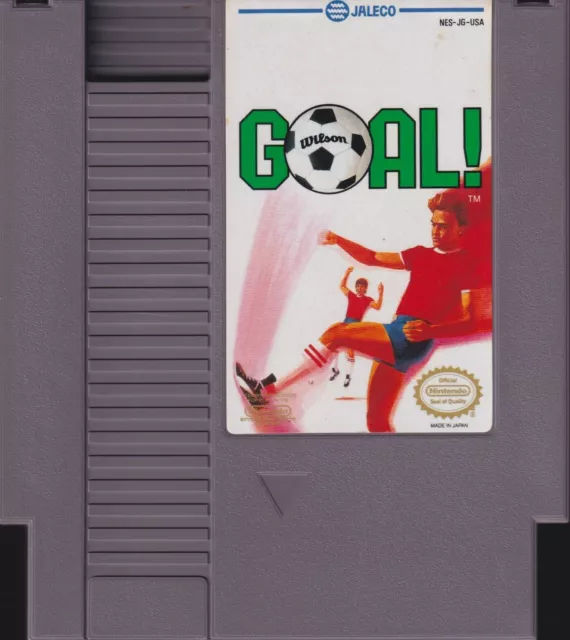 GOAL! (1989) nes nintendo entertainment system soccer us NTSC USA IMPORT