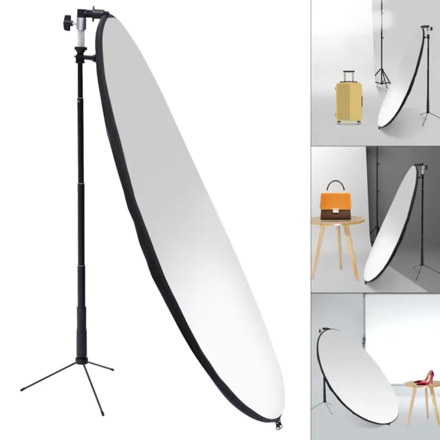 43 inch Photography Studio Collapsible Light Reflector 5 Color +Light Stand NEW