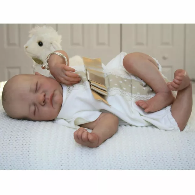 Realistic Reborn Baby Dolls Vinyl Handmade Newborn Lifelike Sleeping Kids Toys