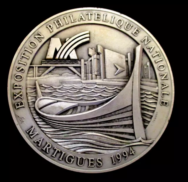 Grosse Medaille Expostion Philatelique Nationale ◆ Martigues 1994 ◆ C.cardoy ◆