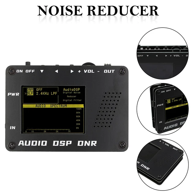 Réducteur de bruit Audio DSP filtre numérique DNR radio SSB YAESU ICOM + Speaker