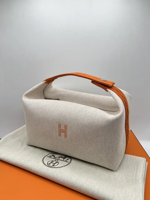 HERMES BRIDE A Brac Travel Bag Neutral Orange Brand New