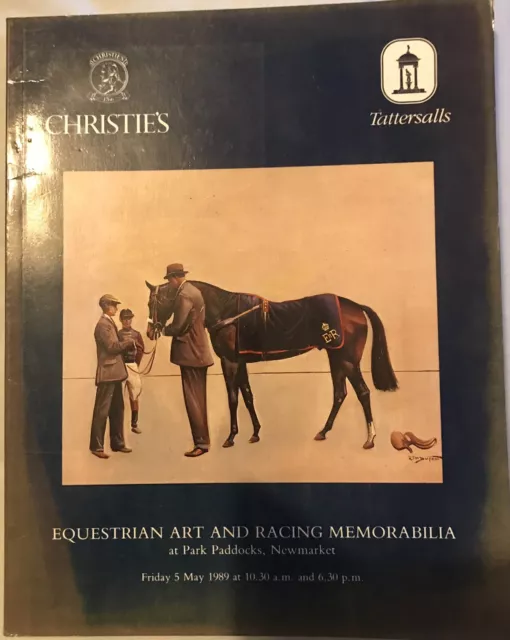 Christie's Auction Catalogue, Equestrian Art and Racing Memorabilia, 5 May 1989