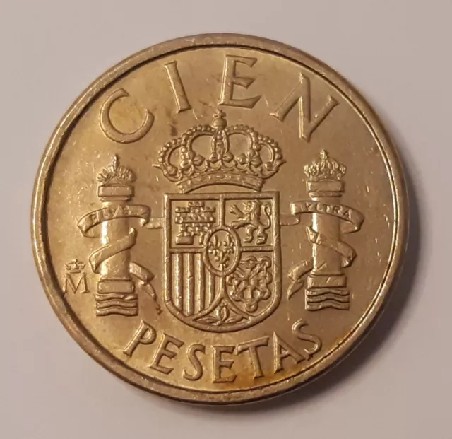 Moneda 100 Pesetas 1985 Juan Carlos I Rey De España