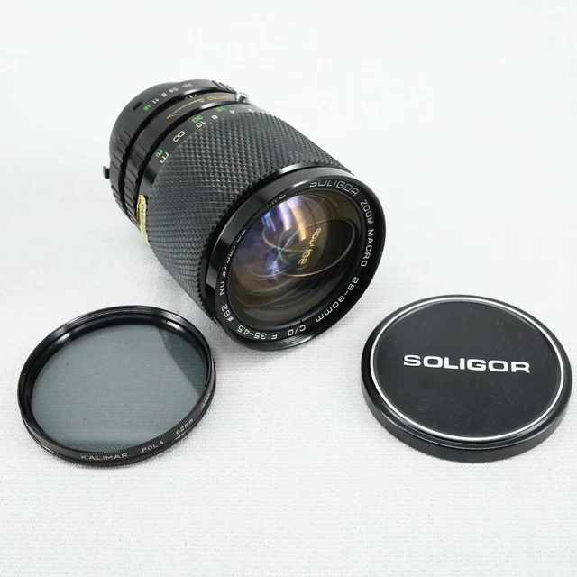 Soligor 28-80mm F3.5-4.5 Macro Zoom Minolta MD Mount No.3792762 Vintage
