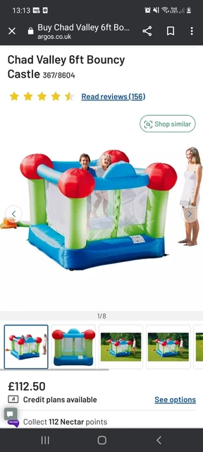 Chad valley online bouncy castle