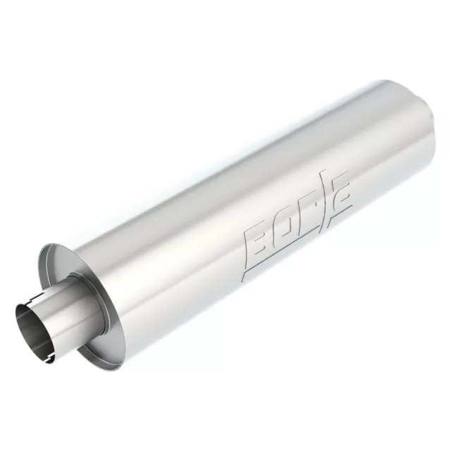 Borla Heavy Duty (Truck) Muffler - 3in Center-Center 24in x 6.75in Round (Notche