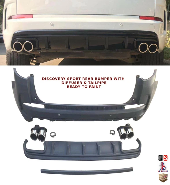 LAND ROVER DISCOVERY Sport L550 Rear Bumper Rear Diffuser & Tailpipe ...