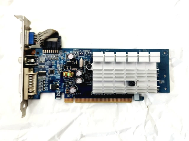 GIGABYTE GV-NX72G512E2 NVIDIA GeForce 7200 GS 256MB DDR2 PCIe DVI