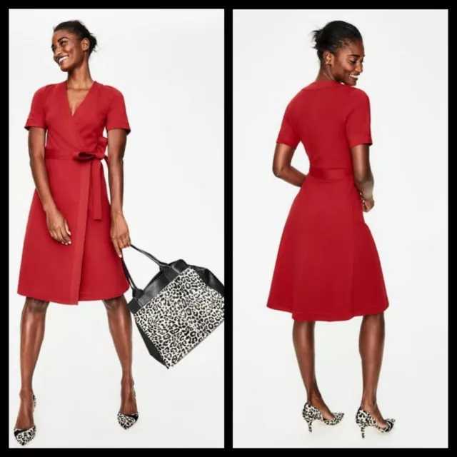 Mira ponte wrap clearance dress