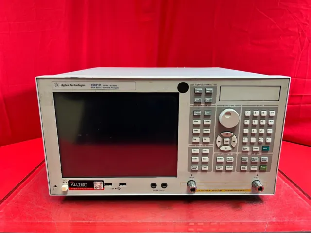 Agilent/Keysight E5071C ENA Vector Network Analyzer 9kHz to 8.5GHz, 2-Port