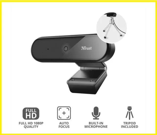 Webcam per pc con microfono usb web cam FULL HD 1080P camera autofocus pc 1080