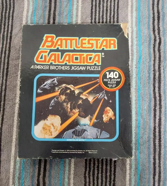 Parker Brothers Battlestar Galactica 140 Piece Puzzle.