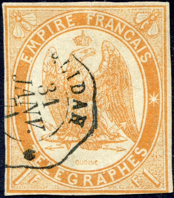 FRANCE TIMBRE TÉLÉPHONE N°30 OBLITÉRÉ ANNÉE 1906 SIGNÉ BRUN COTE 920€ RARE