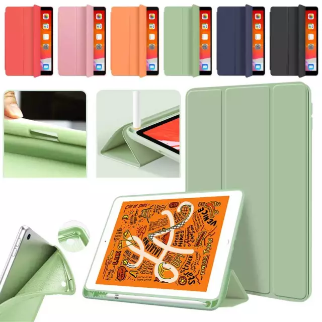 For iPad 9 8 7th Gen 10.2inch Tablet New Smart Case Cover With Pen Holder AU