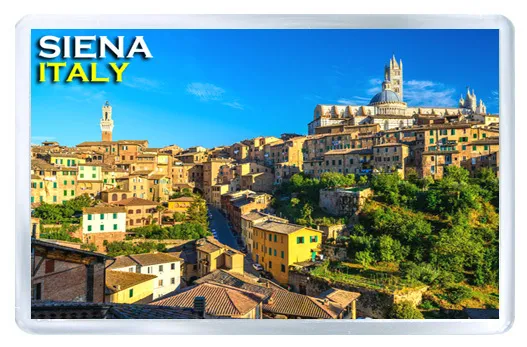 Siena Italy Mod2 Fridge Magnet Souvenir Iman Nevera