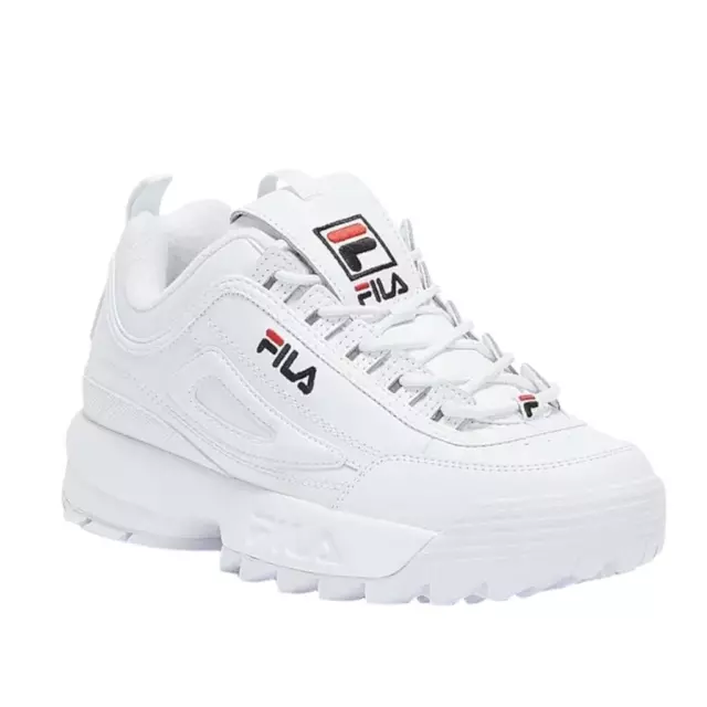 Zapatos Chica Mujer FILA Disruptor Premium Blanco Zapatillas Zepps Plataforma 2