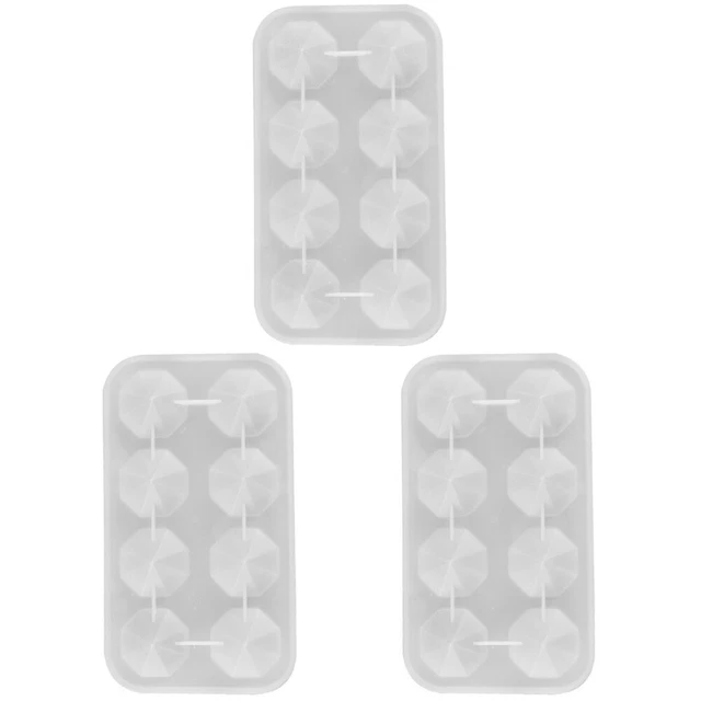 Set 3 Weiß Kieselgel Diamantform Silikonformen Für Harz Diamantklares